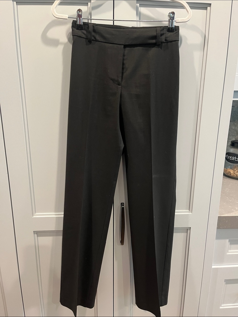 Ann Taylor Women's Straight Leg Dress Pants in Black